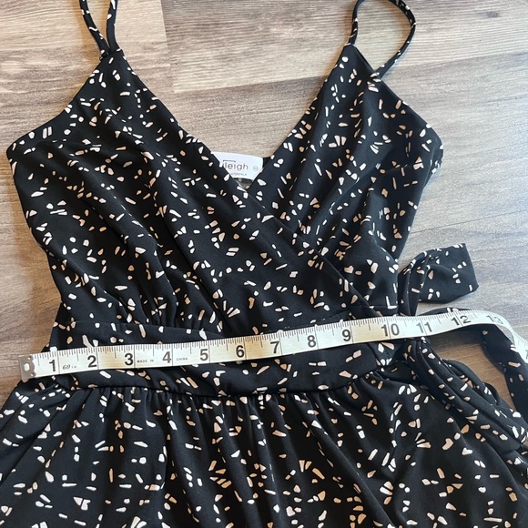 Kaileigh Black and White Patterned Jumpsuit - Picture 2 of 4